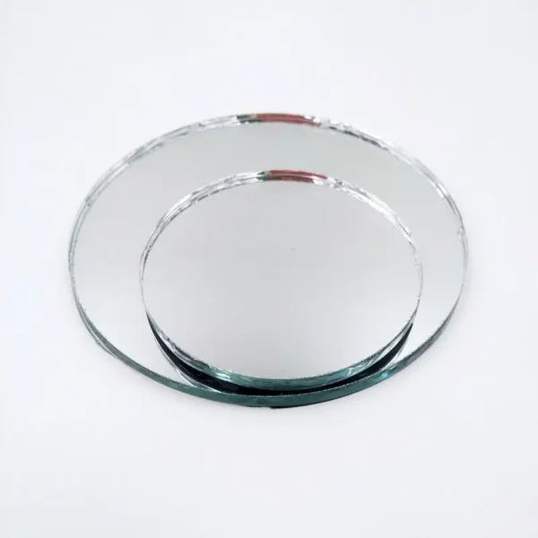 Customized Cosmetic Silver Aluminium High Reflective Mirror Glass 2mm & 3mm Round Square Etc