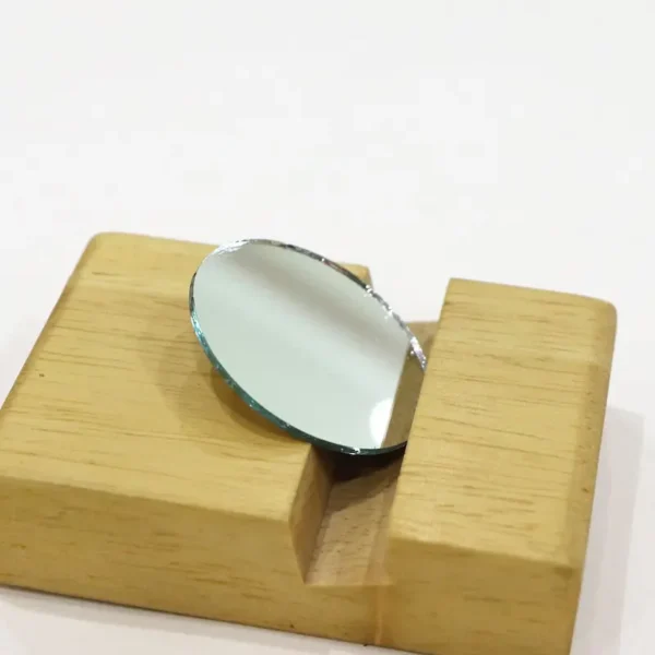Small Cut Size Custom Square Shape Bevel Edges 4mm Silver Mirror Pieces for Wall